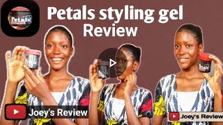 Petals Styling Gel Review by Joey Glam [upl. by Aneres532]