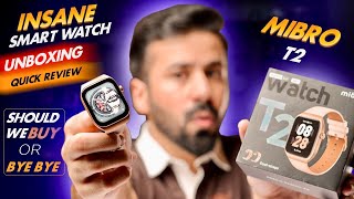 Mibro T2 Smartwatch  This is Premium  Unboxing amp Quick review  BT Calling amp Much More [upl. by Sackman]