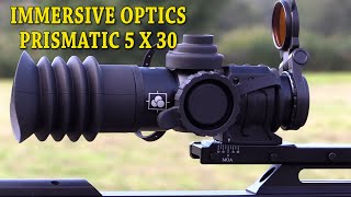 REVIEW Immersive Optics Prismatic 5x30 for PCP Airgun [upl. by Haididej]