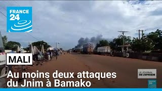 Mali  au moins deux attaques du Jnim à Bamako • FRANCE 24 [upl. by Kerred]