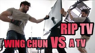 Wing Chun Vs a TV Philip Destroys his Apt Before Moving [upl. by Anerrol]