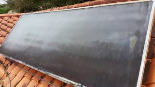 Solar water heating leaking [upl. by Eelnodnarb]