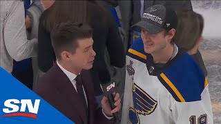 Jay Bouwmeester Offers His Thoughts On Winning His First Stanley Cup [upl. by Isolda922]