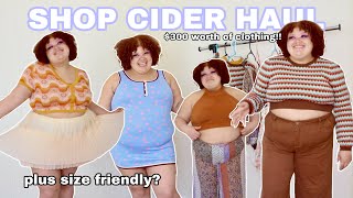 HUGE SHOPCIDER HAUL do they fit plus size is cider worth it SIZE 4XL [upl. by Intruoc740]