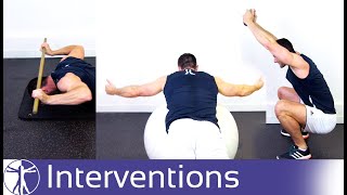 Thoracic Spine Extension Strengthening Exercises [upl. by Franni218]