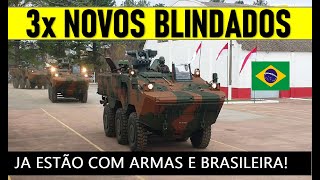 3X NOVOS BLINDADOS com ARMA NACIONAL são entregues military militar geopolitica [upl. by Adikram381]