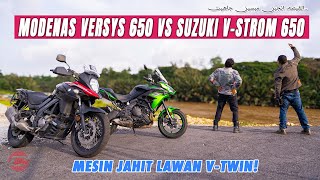 2023 MODENAS VERSYS 650 vs SUZUKI VSTROM 650  KLKTN SAPE KALAH PAYUNG SATA [upl. by Eniffit]