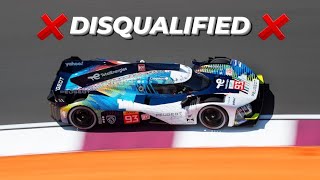 Why was Peugeot 93 DISQUALIFIED from the WEC Qatar 1812 [upl. by Nera]