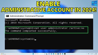 Why is the Administrator Account Disabled On My Windows 11 2024 FIX [upl. by Nelra522]