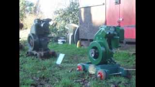 Lister Diesel Engine  Crank up  Lister LD1  Lister LT1  Vintage Stationary Engine [upl. by Haldan]