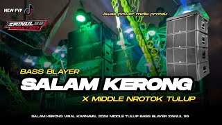 DJ SALAM KERONG KARNAVAL PARTY MIDLE NROTOK BASS BLAYER ZAINUL 99 [upl. by Danni]