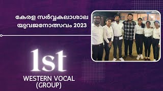 Western Group Song  1st Prize  Kerala University Kalolsavam 2023 [upl. by Luht992]