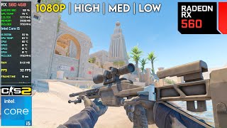 CounterStrike 2  RX 560 4GB  1080P All Settings Test [upl. by Benisch771]