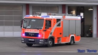 EWA Polizei  LHF 2012 Berliner Feuerwehr FW 6100  Marzahn mit Gruß [upl. by Alden]