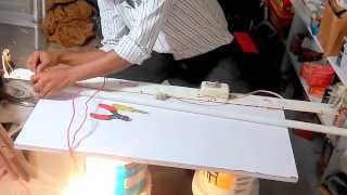 How to repair Fluorescent Lamp amp Change holder [upl. by Bertine]