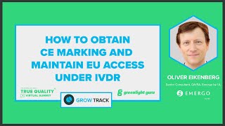 IVDR Checklist for Obtaining CE Marking amp Maintaining EU Market Access [upl. by Pulsifer490]