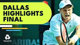 Jenson Brooksby vs Reilly Opelka For The Title  Dallas 2022 Finał Highlights [upl. by Vod]