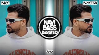 Heer 👸Bass Boosted Arjan Dhillon  Latest Punjabi Song 2022  NAVI BASS BOOSTED [upl. by Namyac]