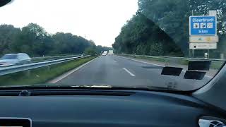 Drive view Dusseldorf to Viersen Germany [upl. by Gala]