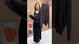 new Korean version brown winter long sweater for womens trendingfashion fashiontrands [upl. by Naffets156]