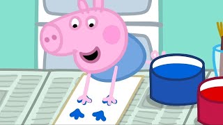 Peppa Pig Nederlands  Schilderen  Tekenfilms voor kinderen [upl. by Hagerman125]