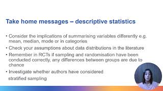 Descriptive data inferential statistics  reading tables [upl. by Peters688]