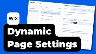 How to Make Dynamic Page SEO Settings in Wix  Wix CMS Tutorials [upl. by Ramso]