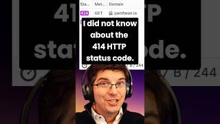 Theres a 414 HTTP Status Code shorts [upl. by Auhsohey]