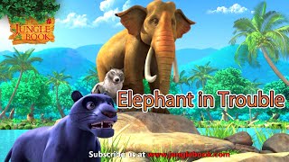 ELEPHANT IN TROUBLE  Jungle Book 2 Cartoon For Kids  Jungle Book Mega Episode  English Stories [upl. by Anita]