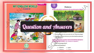 4th class English unit1 Ekalavya Question and answers [upl. by Andrien]