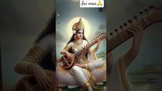 Saraswati Mata The Goddess of Knowledge and Wisdom saraswati saraswatipuja [upl. by Nnairda]