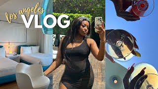 LA VLOG  MINI STAYCATION  THINKING OF MOVING BACK  MONDRIAN HOTEL [upl. by Haisoj]