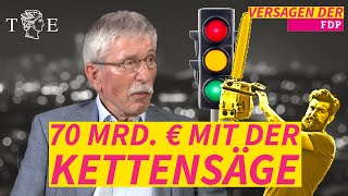 Sarrazin mit der Kettensäge Wie die Ampel ganz einfach 70 Mrd Euro sparen kann [upl. by Airetnahs]