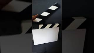 DIY clapperboard [upl. by Aleekat]