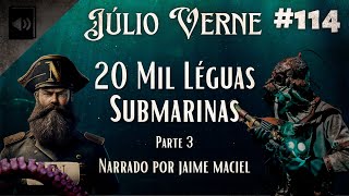 114  Audiolivro  20 Mil Léguas Submarinas  Júlio Verne Parte 3 [upl. by Nickola296]