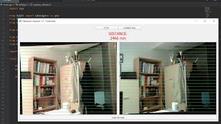 Depth Estimation using Stereo Cameras  Python  OpenCV  PyQT [upl. by Hortensia]