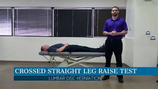 Crossed Straight Leg Raise Test [upl. by Massiw460]