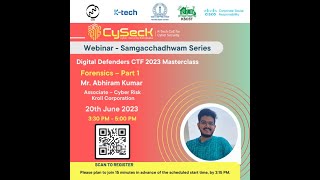 Digital Defenders CTF 2023 Masterclass CySecK  Ktech  IISc  KSCST [upl. by Otila405]