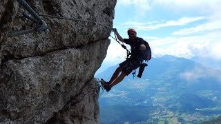 Brivido sulla Ferrata delle Aquile Hd [upl. by Faustine]