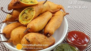 Mirchi Vada Recipe  Rajasthani Mirchi Vada  Mirchi Vada Bajji  Mirchi Bhajji [upl. by Epilef588]