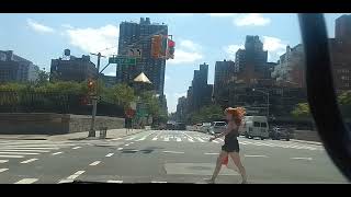 4k video drive new york manhattan to lga airport [upl. by Jeth]