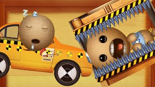 Craxy Taxi Buddy Sleep vs Machine Press  Kick The Buddy [upl. by Alodi]