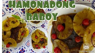 HOW TO MAKE HAMONADONG BABOYSIMPLE PINOY ULAM HEART OF WHING [upl. by Eelnyl]