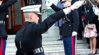 Sword Arch for Alex and Colleens Wedding [upl. by Lohrman]