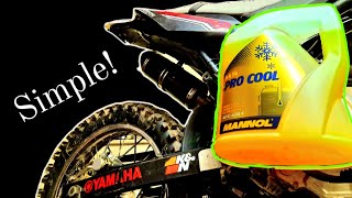 Coolant Change Yamaha WR125R  X  yzf r125 [upl. by Dunson]