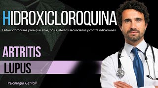 Hidroxicloroquina para qué sirve 💊 Dosis Efectos Secundarios y Contraindicaciones [upl. by Enneirda]