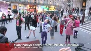 Kyary Pamyu Pamyu PONPONPON Flashmob in Paris at Place de lOpéra February 8th 2013 [upl. by Pinckney]