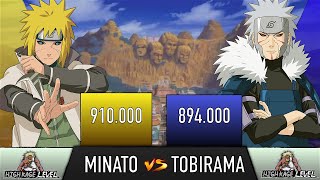 MINATO VS TOBIRAMA POWER LEVELS  AnimeScale [upl. by Anitsrihc]