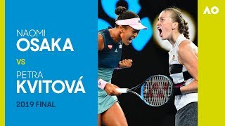 Naomi Osaka vs Petra Kvitova Full Match  Australian Open 2019 Final [upl. by Idleman]