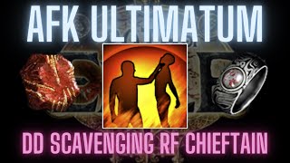 POE 325  AFK Your way to a mageblood with Ultimatum Chieftain  Scavenging RF Detonate Dead [upl. by Nahshunn]